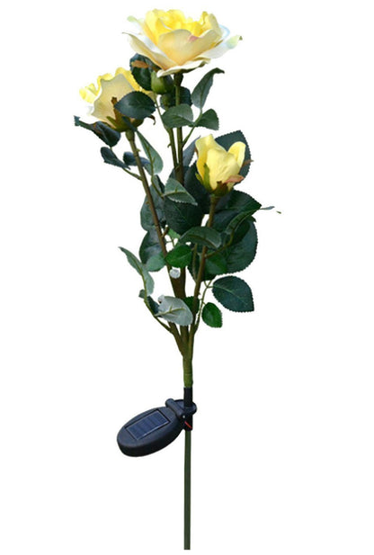 Solar LED Rosen Gartenlampe Dekorativ
