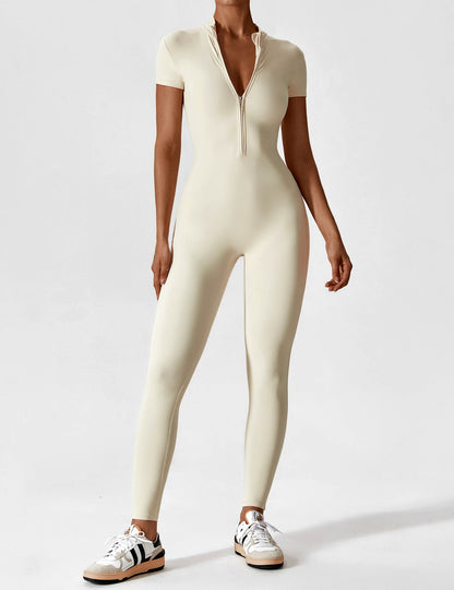 Nahtloser Bodysuit Full-Zip Frauen