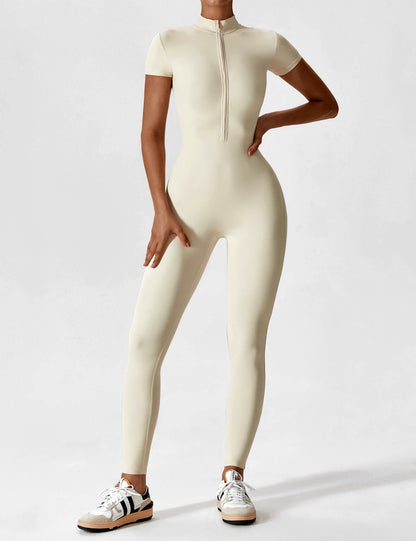 Nahtloser Bodysuit Full-Zip Frauen