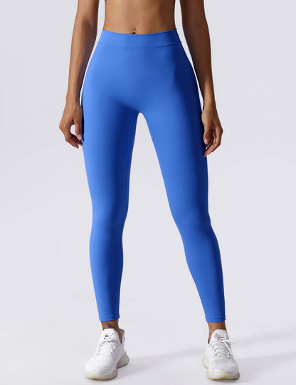 Hohe Stretch Leggings Damen Nahtlos Scrunch