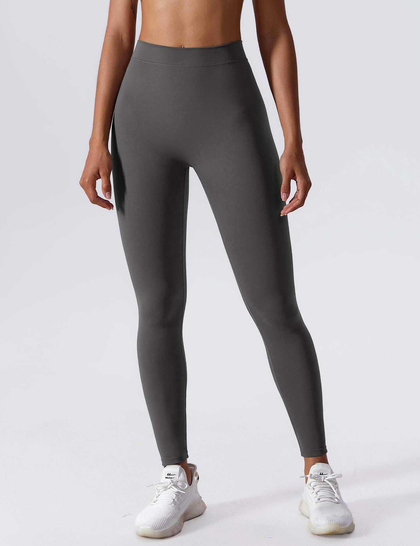 Hohe Stretch Leggings Damen Nahtlos Scrunch