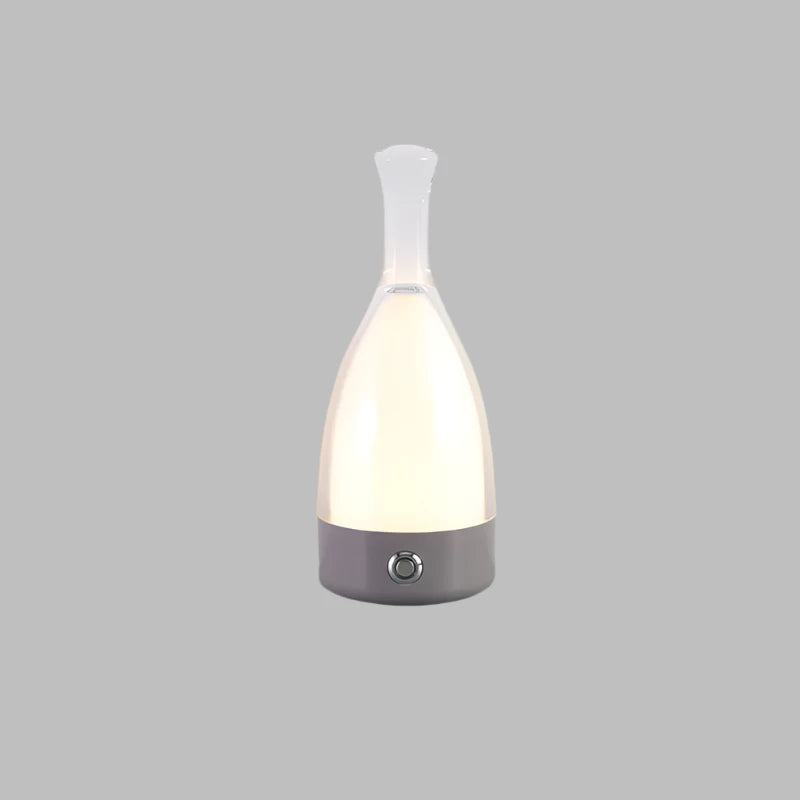 LED Flaschenlampe Wiederaufladbar Design Tischleuchte