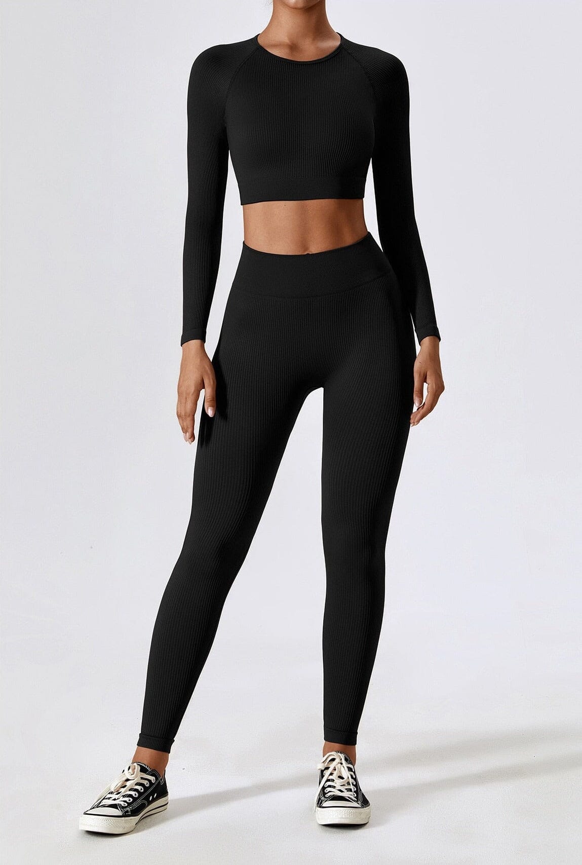 Sport-Set Damen Nahtlos Zweiteilig Functional