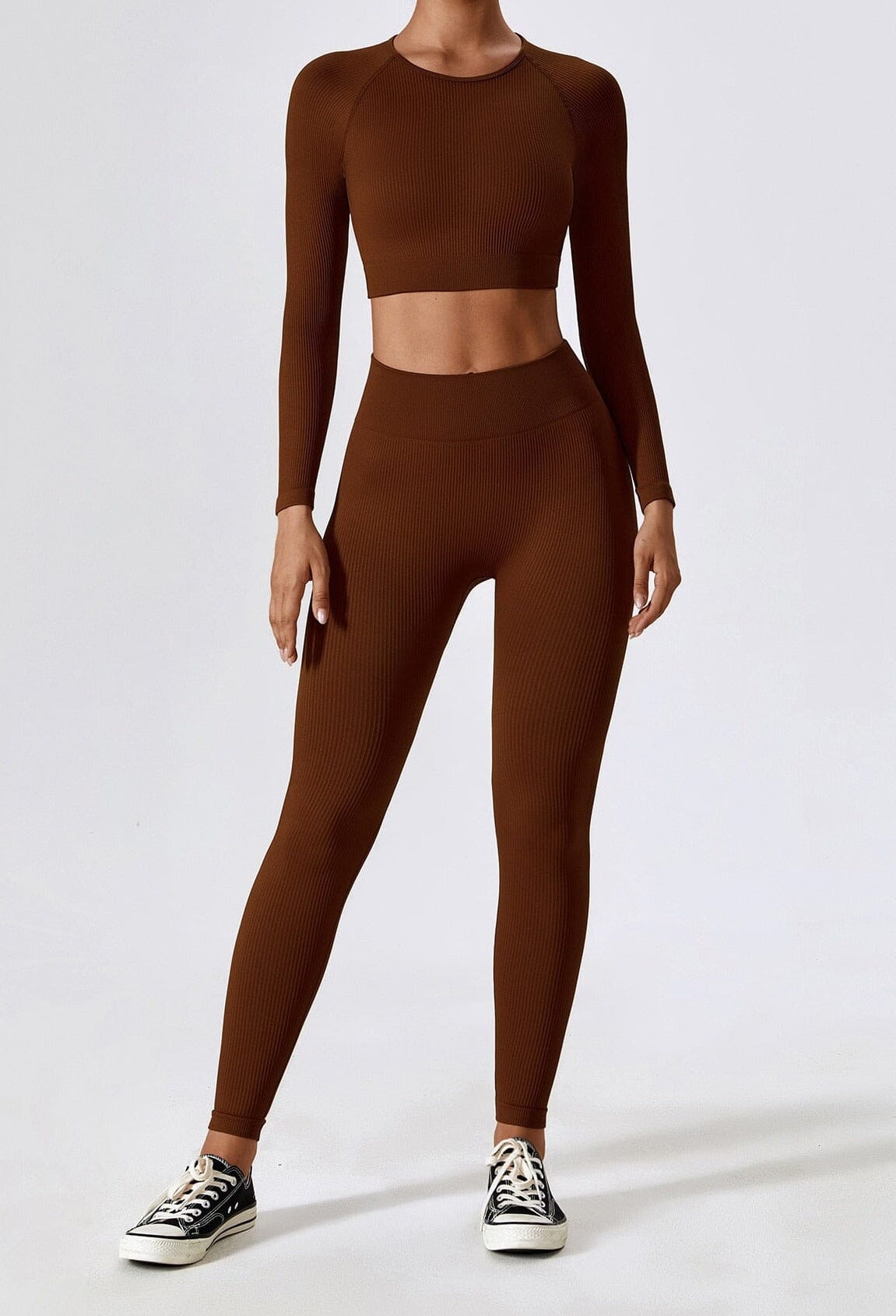 Sport-Set Damen Nahtlos Zweiteilig Functional
