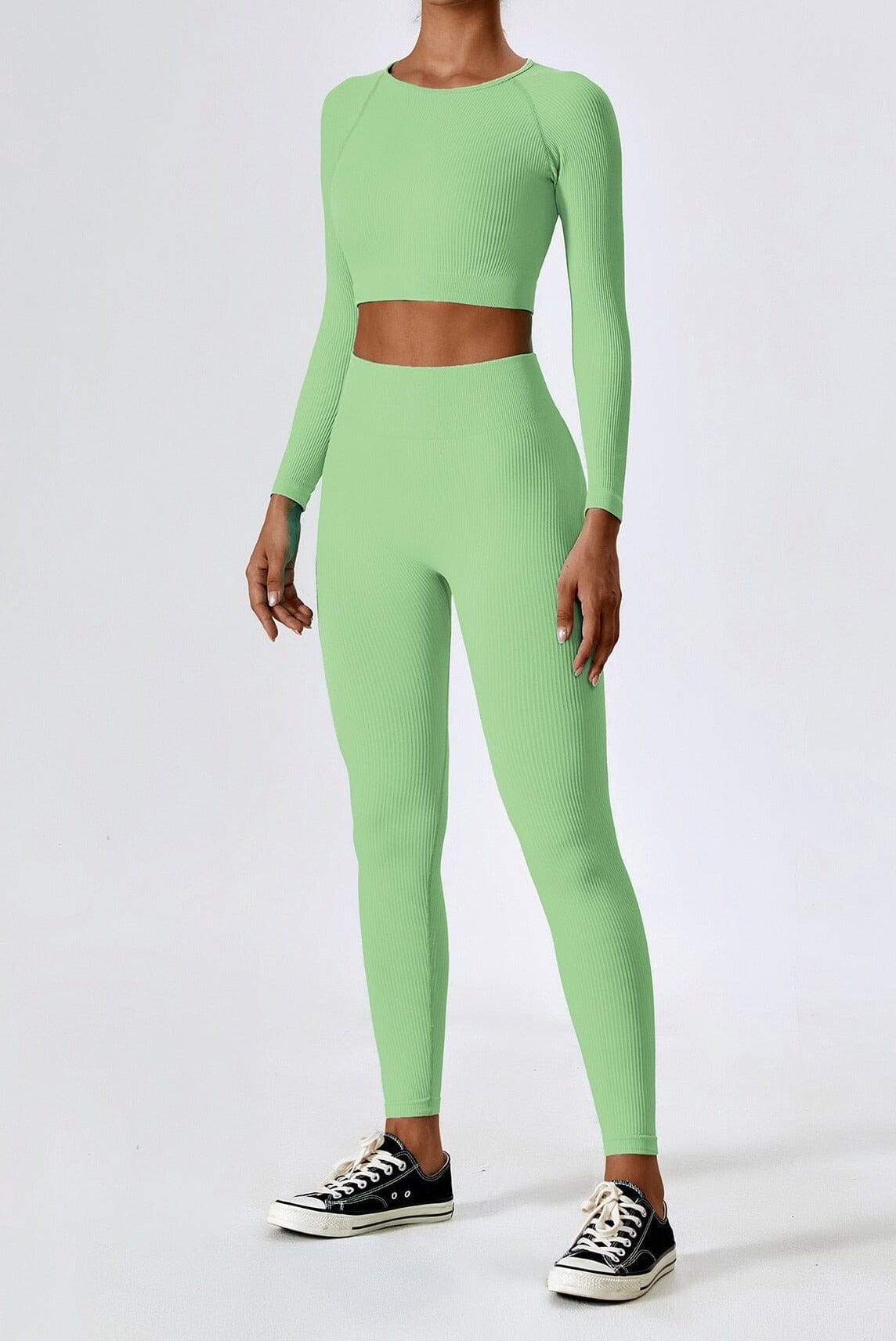 Sport-Set Damen Nahtlos Zweiteilig Functional