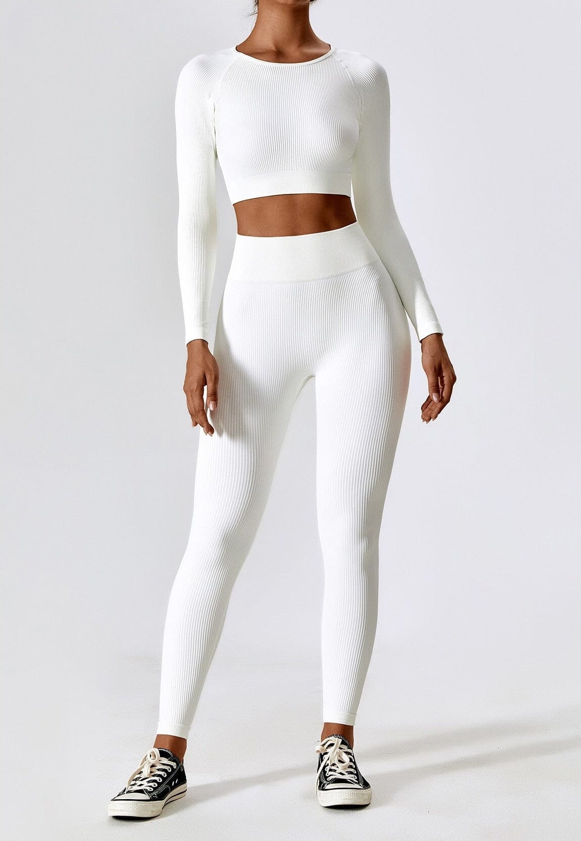 Sport-Set Damen Nahtlos Zweiteilig Functional