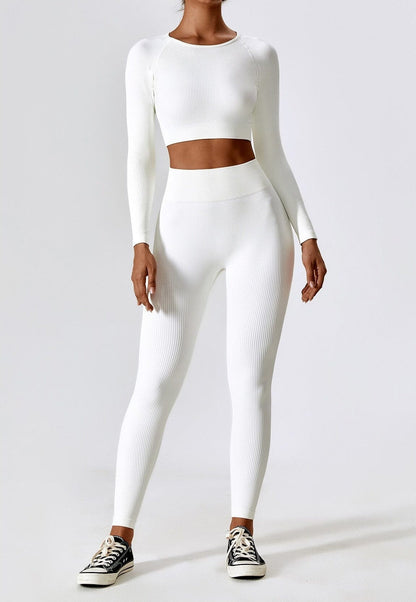 Sport-Set Damen Nahtlos Zweiteilig Functional