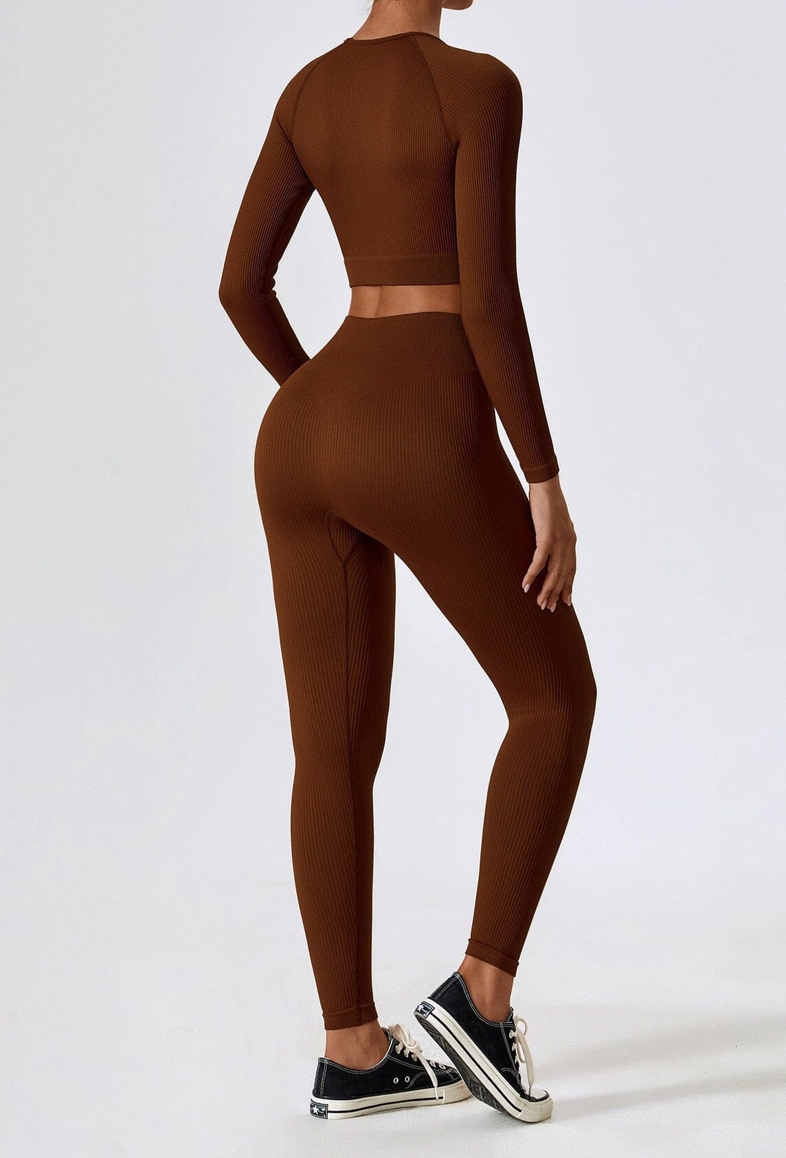 Sport-Set Damen Nahtlos Zweiteilig Functional