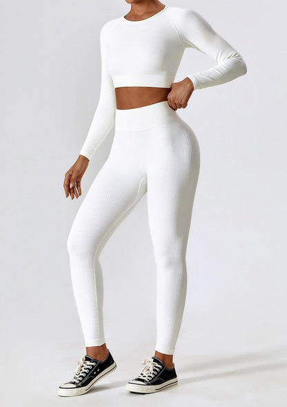 Sport-Set Damen Nahtlos Zweiteilig Functional - BerlinGlamour