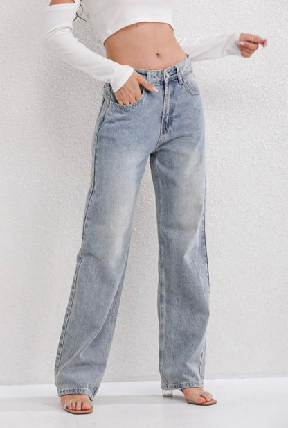 Modische Damen Jeans Statement