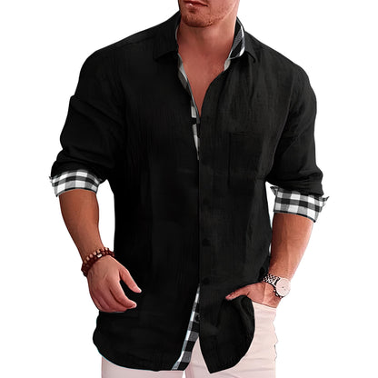 Herren Designer Hemd Slim Fit Modern
