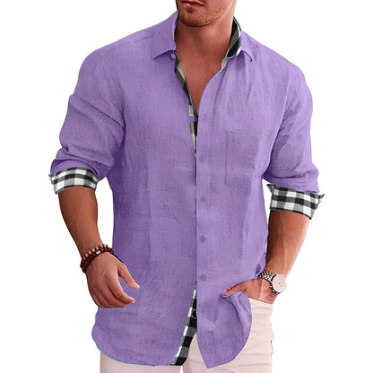 Herren Designer Hemd Slim Fit Modern