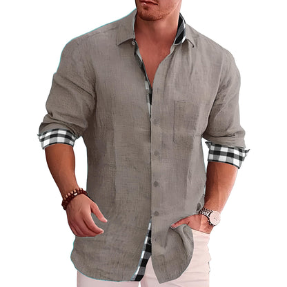 Herren Designer Hemd Slim Fit Modern