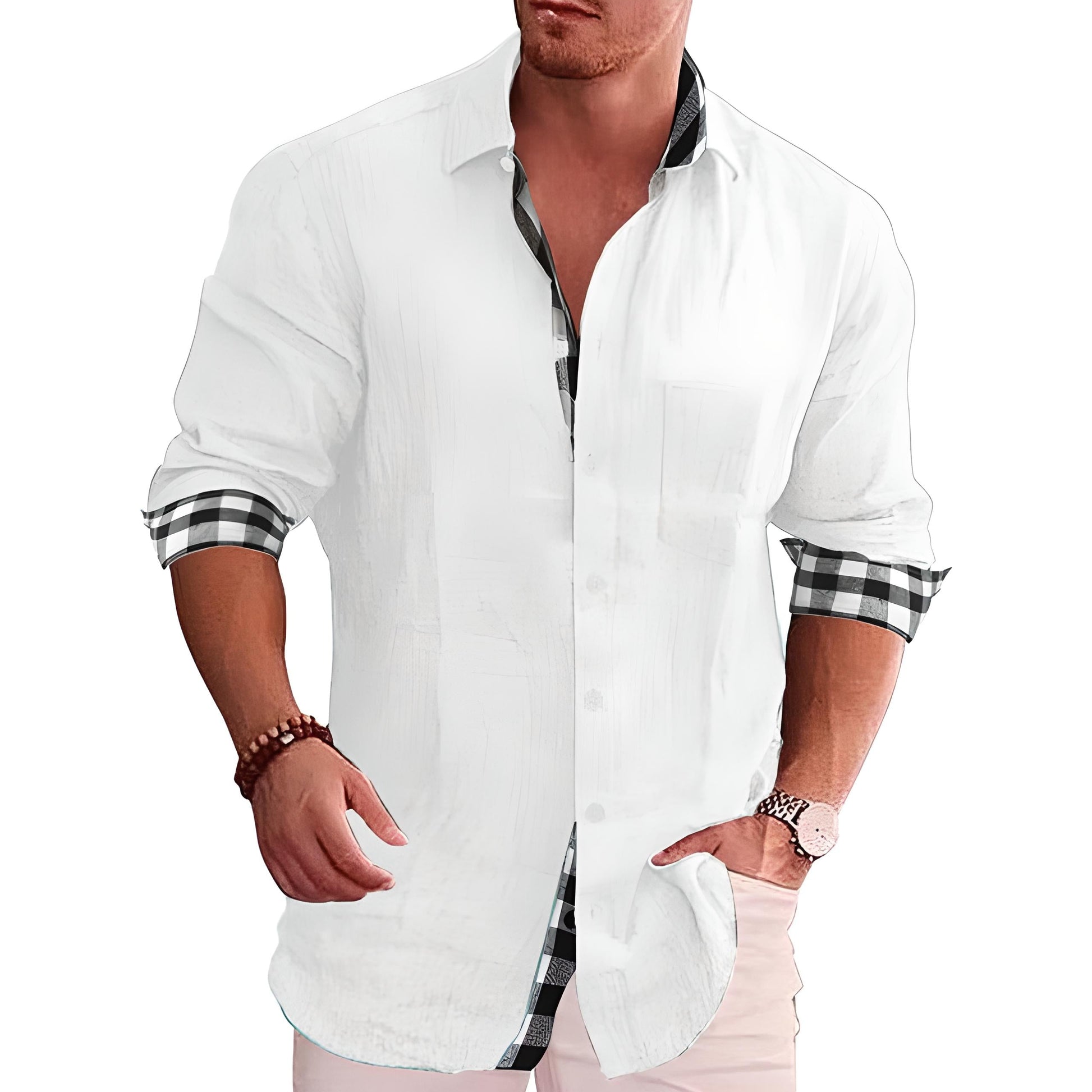 Herren Designer Hemd Slim Fit Modern - BerlinGlamour
