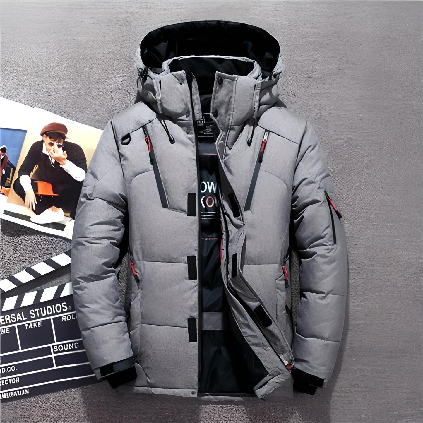 Herren Daunenjacke Warm Leicht Winterjacke