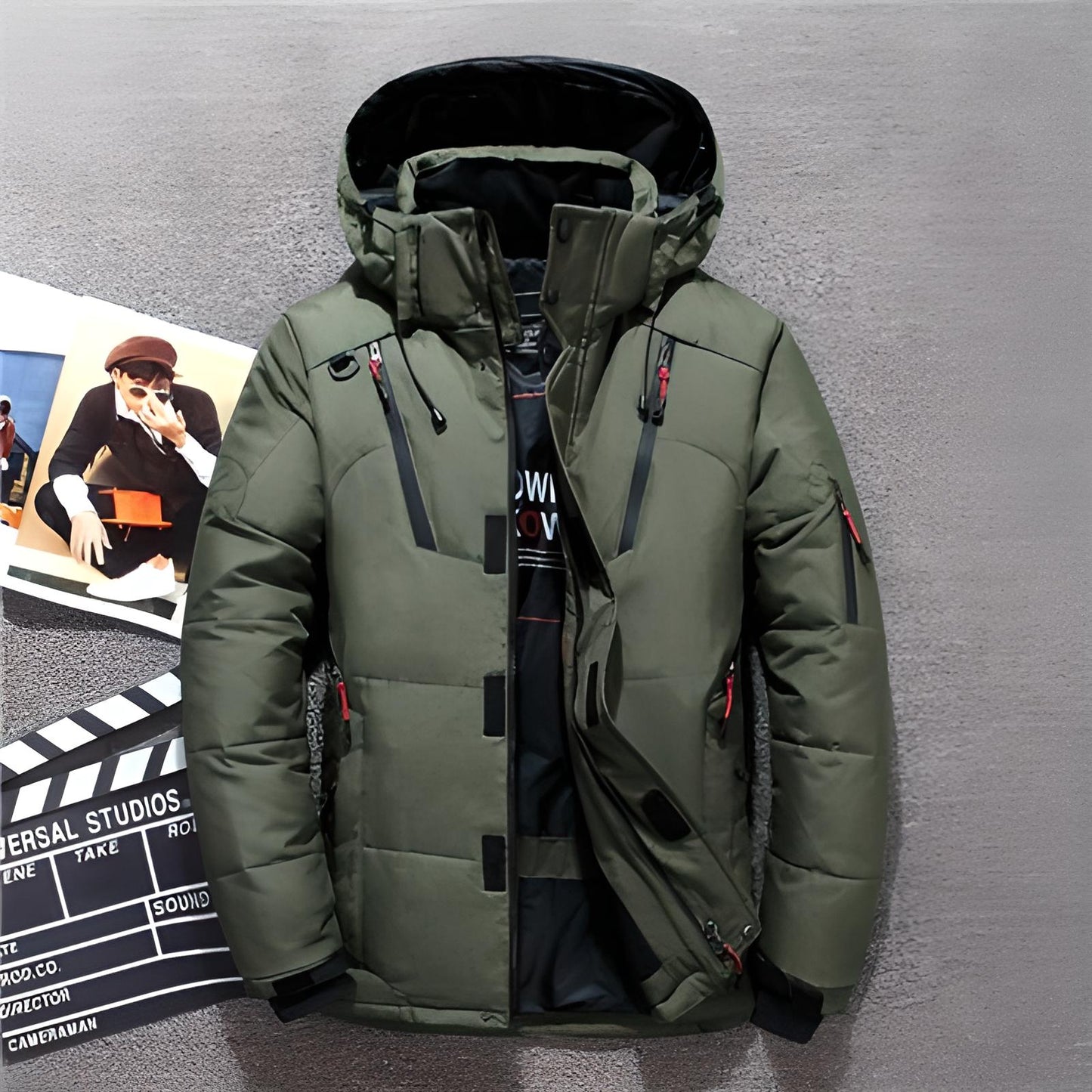 Herren Daunenjacke Warm Leicht Winterjacke