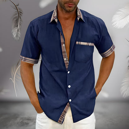 Herren Freizeithemd Modern Stylisch Leicht