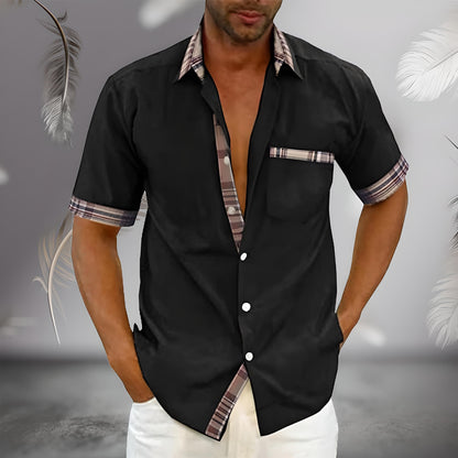 Herren Freizeithemd Modern Stylisch Leicht