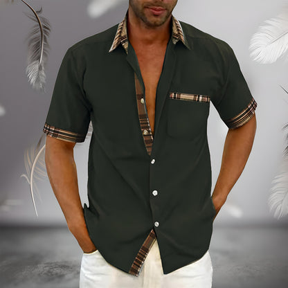 Herren Freizeithemd Modern Stylisch Leicht